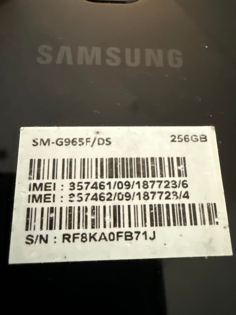 Samsung Galaxy S9 - 256GB - Zwart, Gebruikt, Zwart, Touchscreen, Ophalen of Verzenden