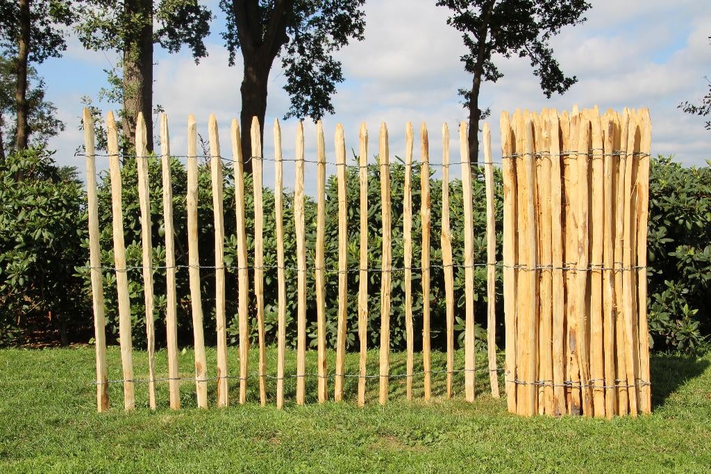 kastanje hekwerk schapenhek rasterhekwerk 80 cm, Ophalen, Nieuw, Hout, Tuinhek