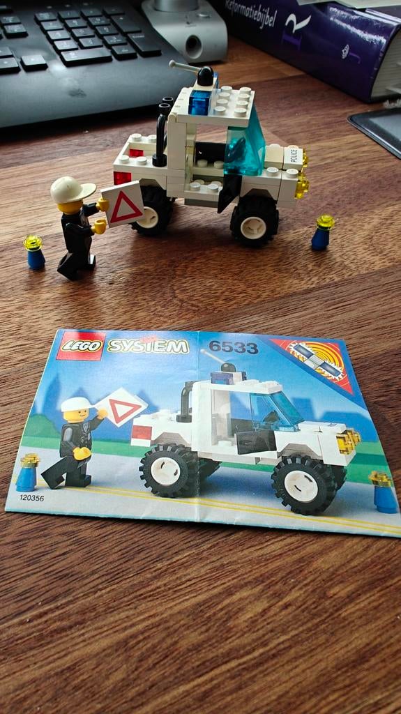 Lego System 6533 Police 4x4, Ophalen of Verzenden, Zo goed als nieuw, Complete set, Lego