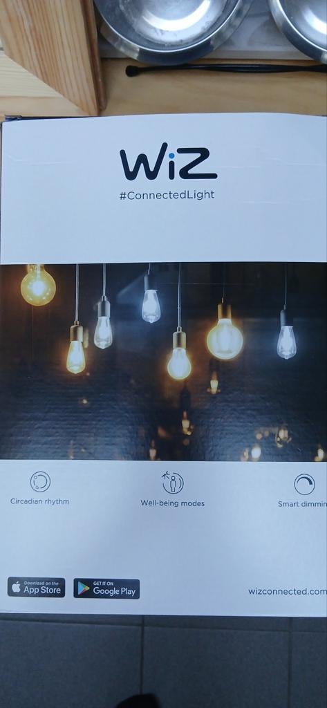 Lamp Wiz wifi, Ophalen, Led-lamp, Minder dan 30 watt, Nieuw