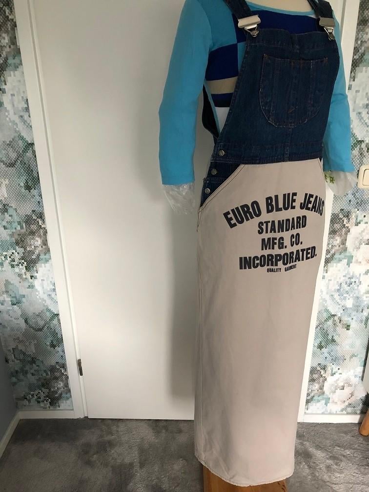 Gave Nieuwe jeans salopetjurk v. Boomtown mt L 40, Maat 38/40 (M), Blauw, Nieuw, Ophalen of Verzenden