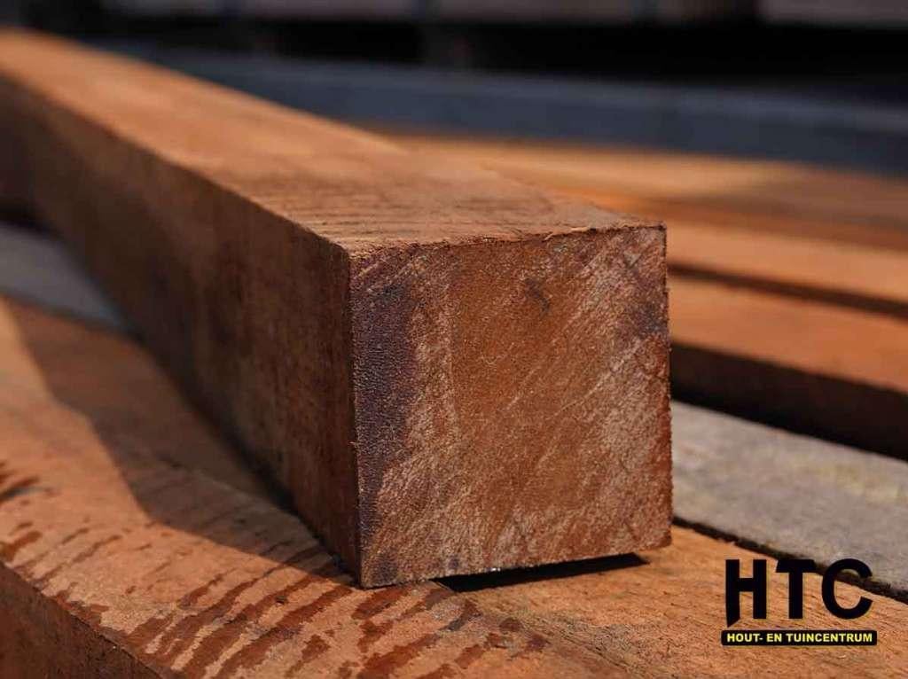 Hardhouten palen van 60x60mm voor ca. €3,75 per meter incl., Palen, Nieuw, Ophalen of Verzenden, Hardhout