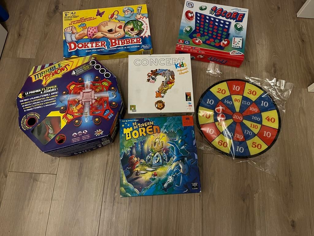 Verschillende spellen voor kinderen, Ophalen, Gebruikt