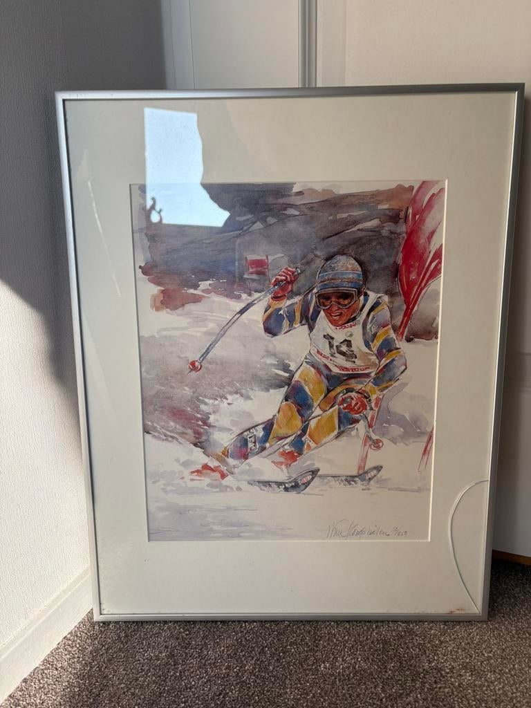 Slalom skiër, Ophalen