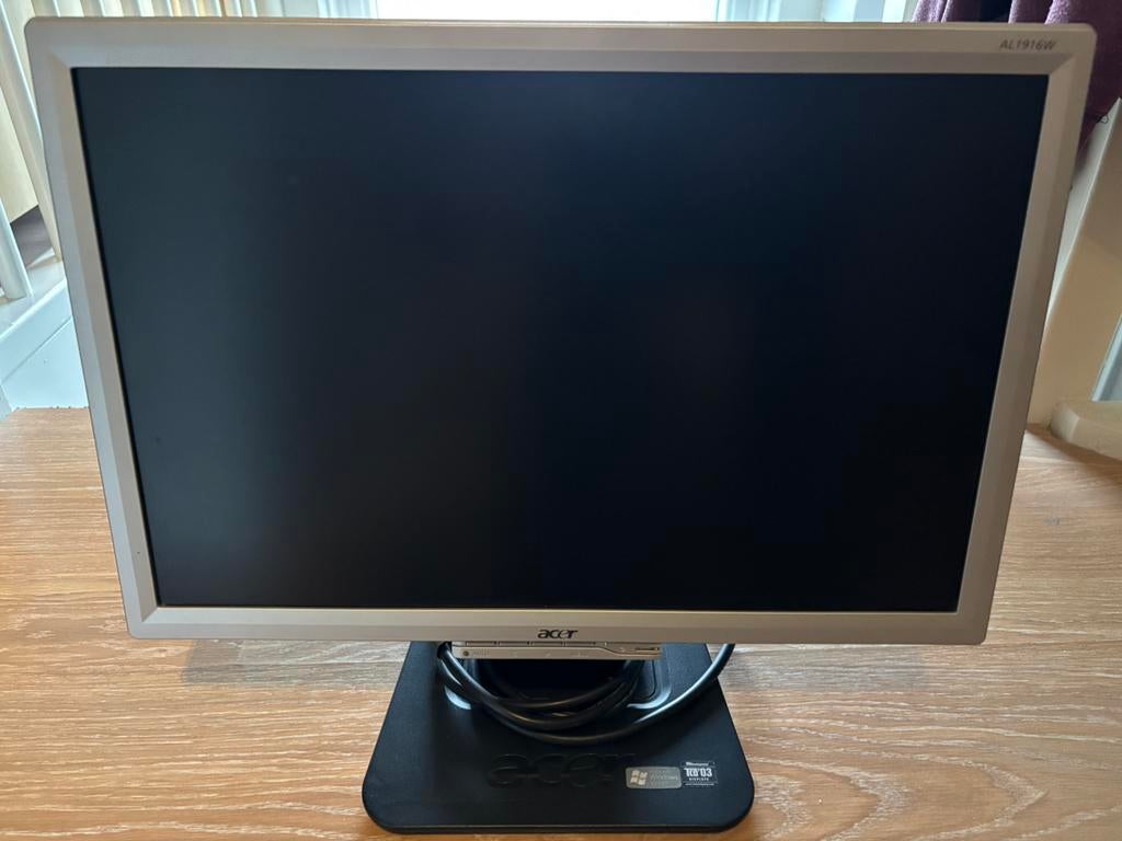 Acer AL1916Wa s monitor, Ophalen, Zo goed als nieuw, VGA, Overige resoluties