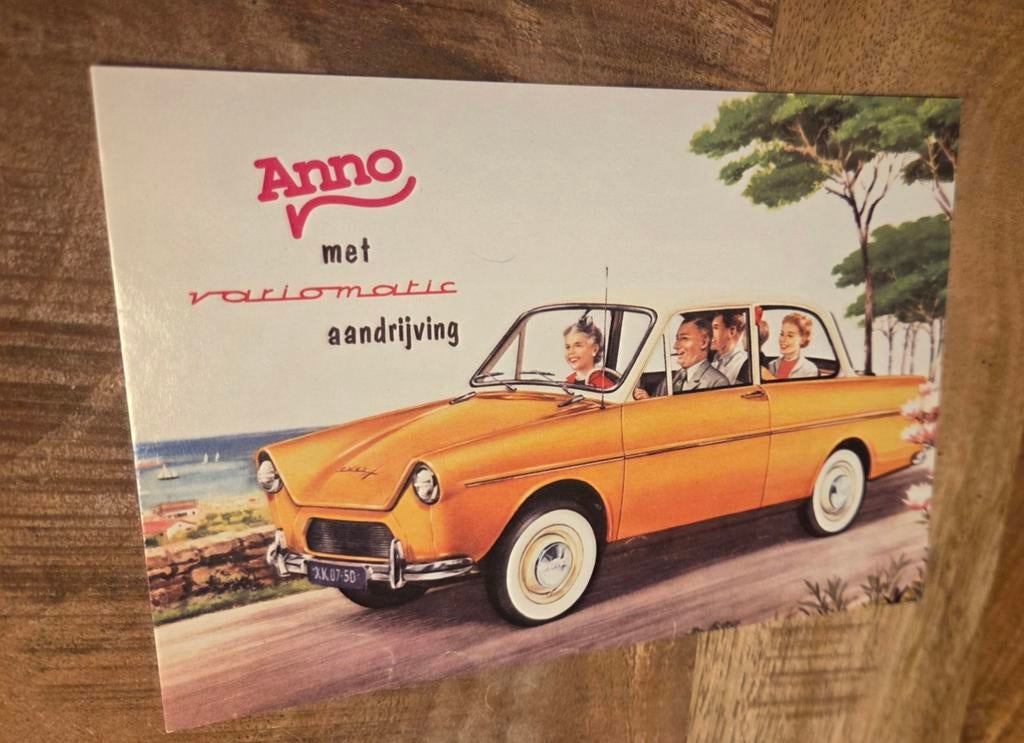 Gele DAF 600 - auto, Verzenden, 1980 tot heden, Ongelopen, Voertuig