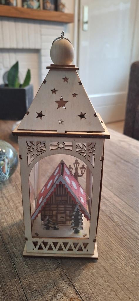 Houten kersthuisje, Diversen, Kerst, Ophalen of Verzenden