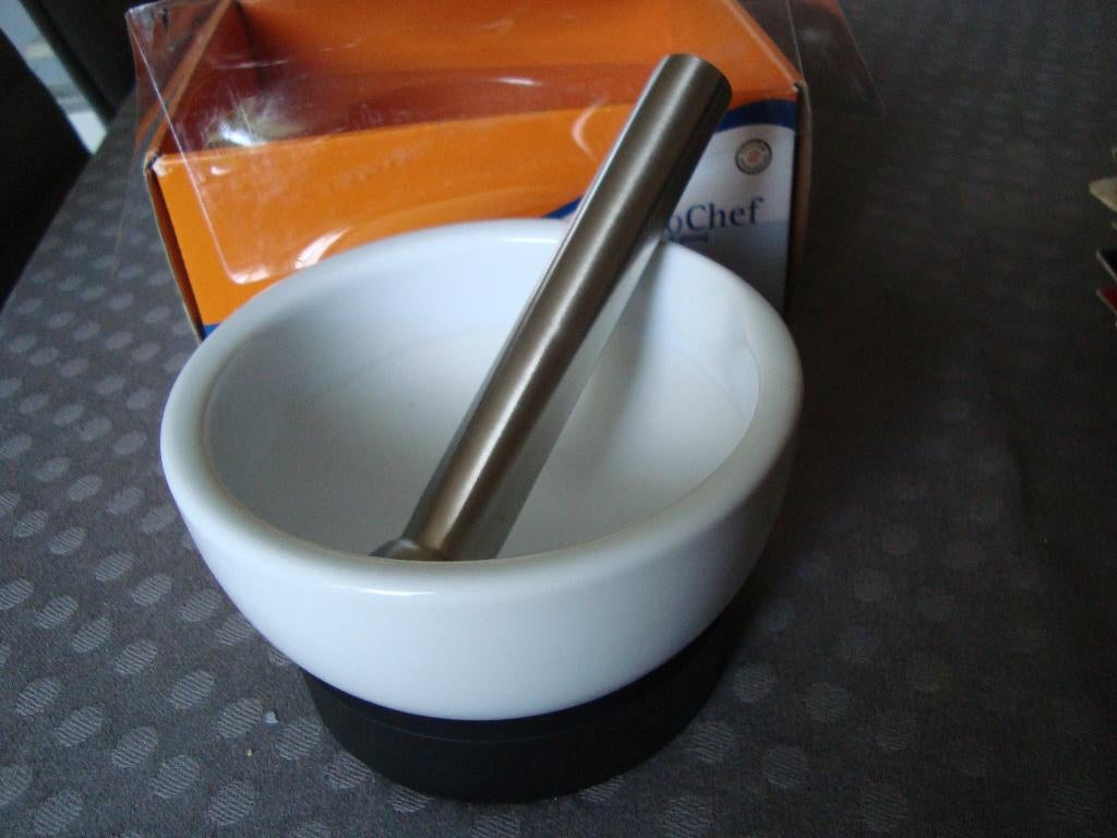 Nieuwe 3 delige vijzel in doos, Ophalen of Verzenden, Nieuw