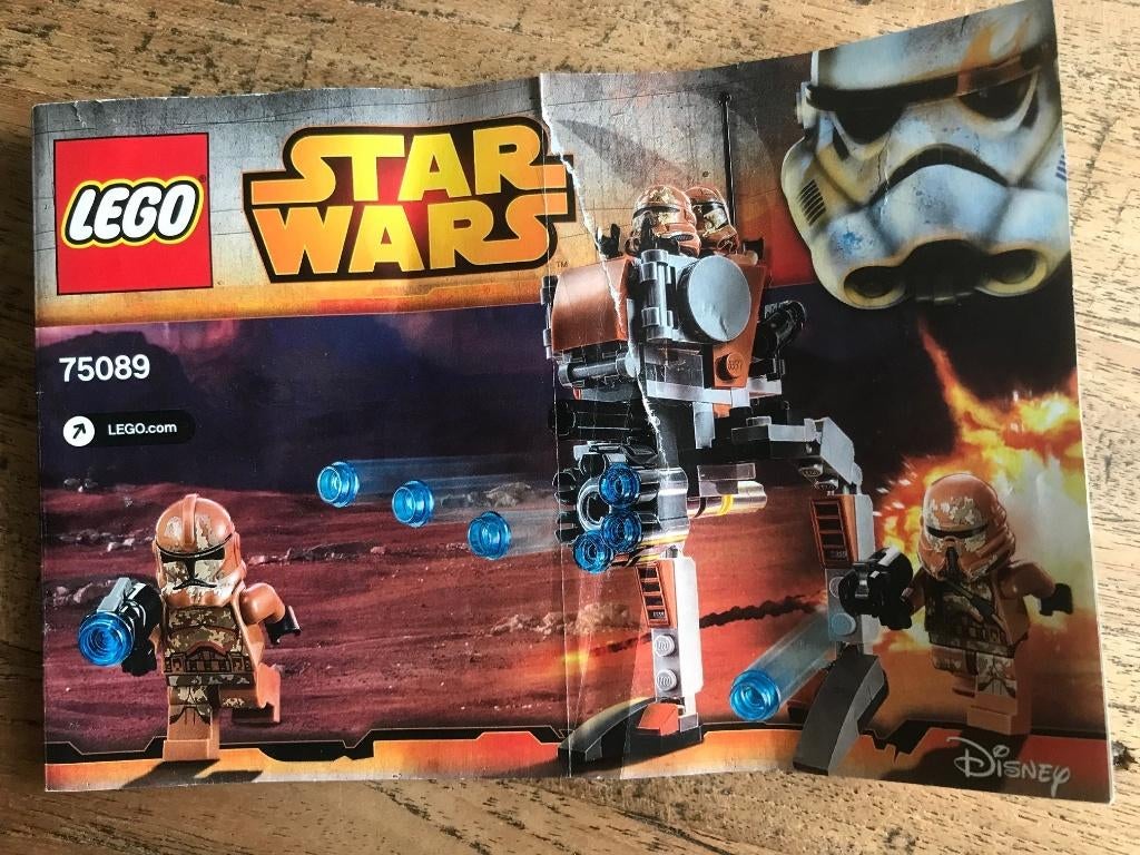 Lego Star Wars 75089 Geonosis troopers, Ophalen of Verzenden, Zo goed als nieuw, Complete set, Lego