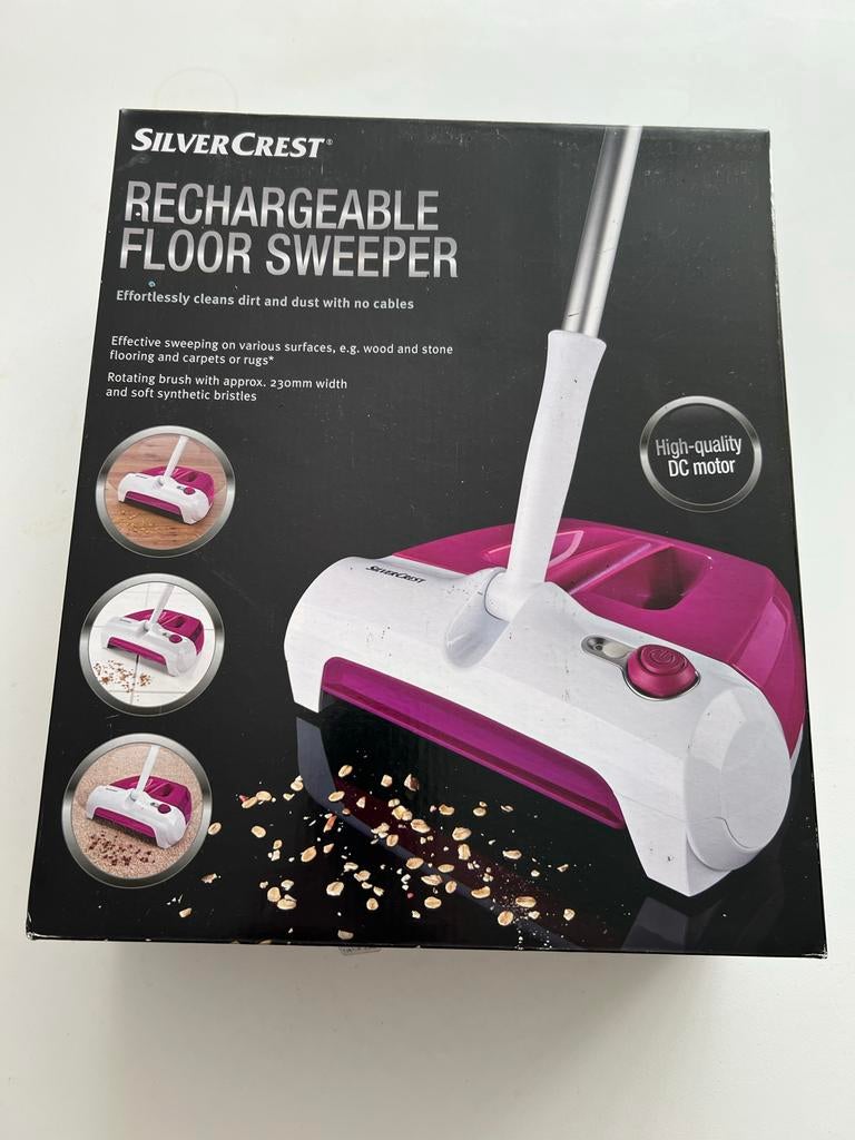 SilverCrest oplaadbare vloerbezem, Ophalen of Verzenden, Nieuw, Reservoir, Stofzuiger