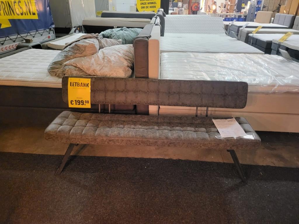 Opkoop partij eetkamerbank - Nu slechts  199!, Ophalen of Verzenden, Nieuw, Stof, Modern