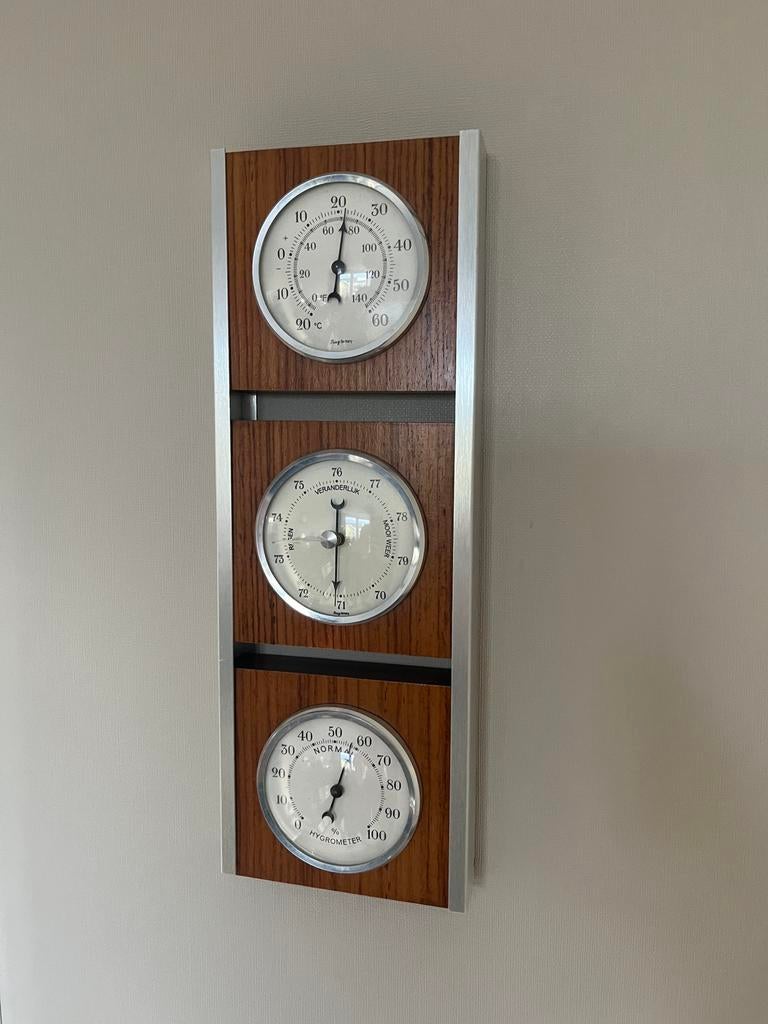 Te koop: vintage weerstation, Ophalen of Verzenden, Zo goed als nieuw