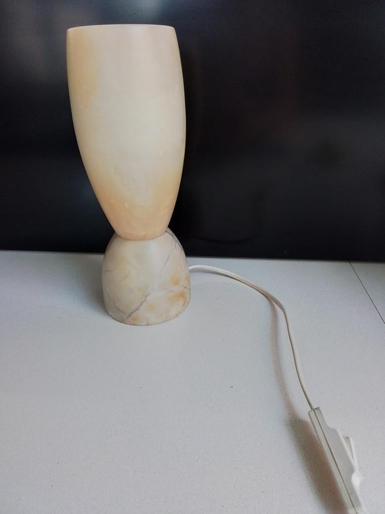 Elegante Albasten Tafellamp - Sfeervolle Verlichting, Huis en Inrichting, Lampen | Tafellampen, Ophalen of Verzenden, Nieuw, Overige materialen