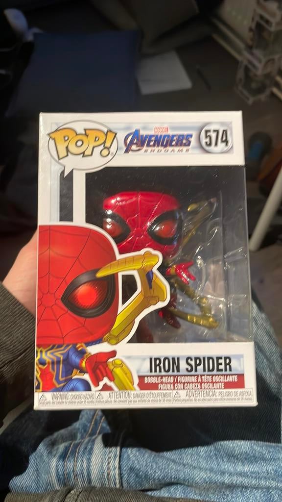 Funko Pop! #574 Iron Spider with Nano Gauntlet Marvel - €15, Ophalen of Verzenden, Nieuw