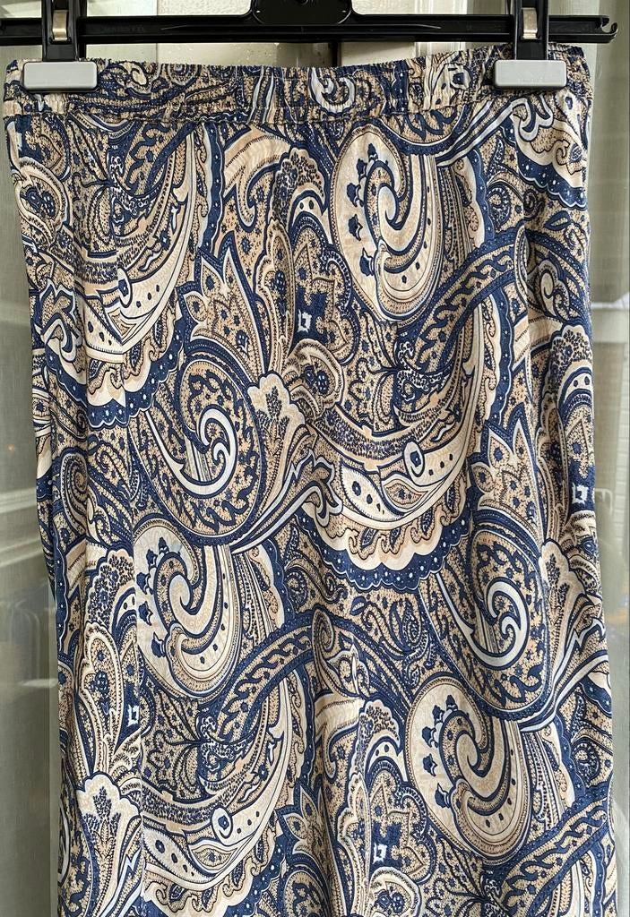 Mos Mosh lange rok, maat S - 36. Blauw beige gemeleerd., Kleding | Dames, Maat 38/40 (M), Blauw, Nieuw, Ophalen of Verzenden