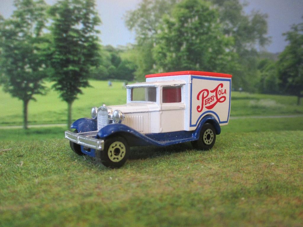 1/53 Ford Model A Truck Pepsi Cola - Matchbox MB38 1984-1986, Ophalen of Verzenden, Gebruikt, Auto
