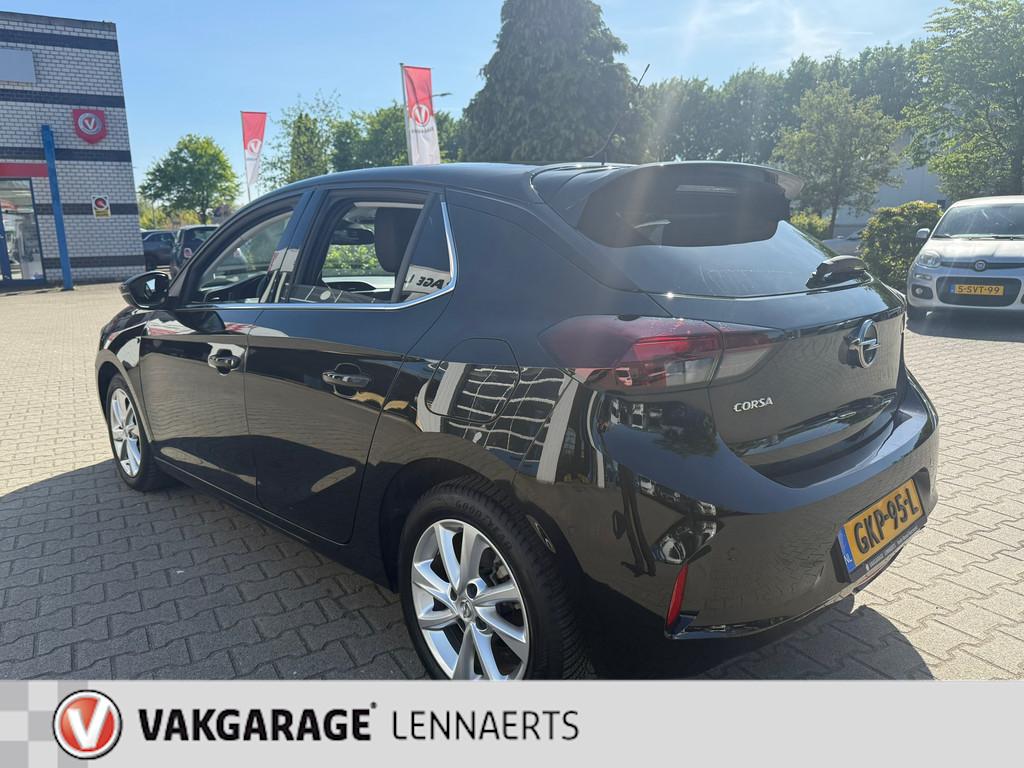 Opel CORSA 1.2 Elegance AUTOMAAT (BOVAG/RIJKLAARPRIS), Gebruikt, LED verlichting, Zwart, 19 km/l