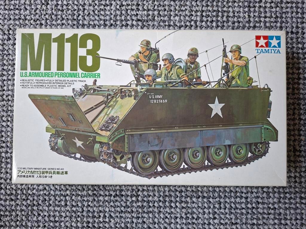 Tamiya U.S. armoured personnel carrier, Hobby en Vrije tijd, Tank, 1:32 tot 1:50, Nieuw, Ophalen of Verzenden