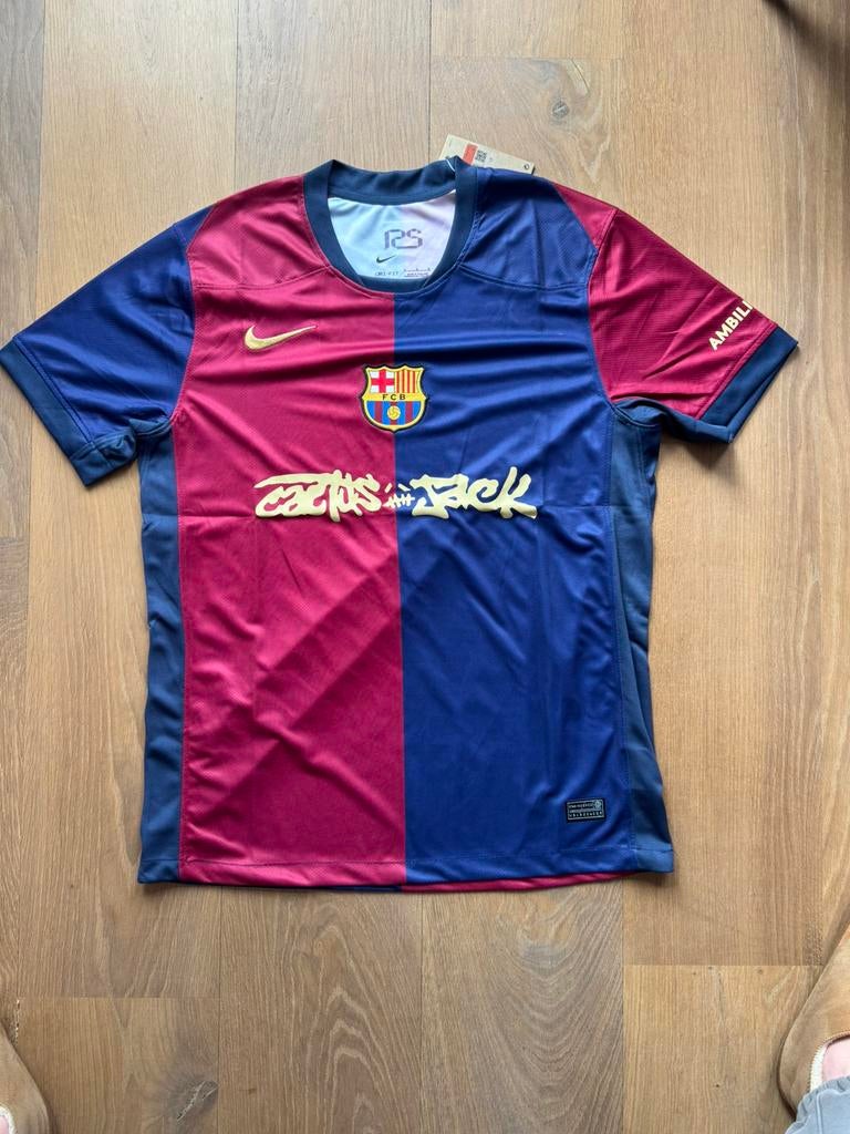 Fc barcelona x travis scott shirt maat L, Maat 52/54 (L), Nieuw, Ophalen of Verzenden, Voetbal