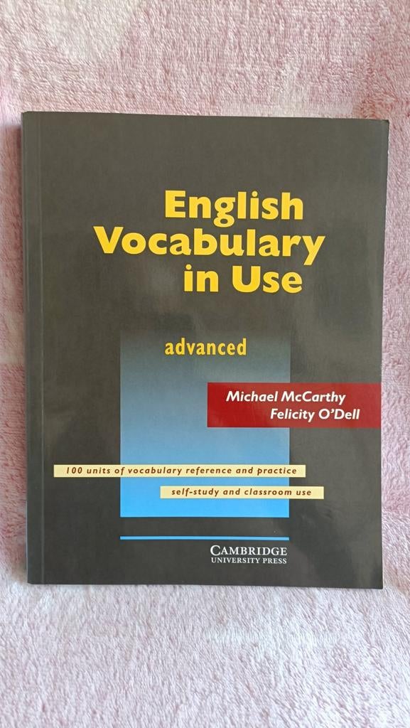 McCarthy M. - English Vocabulary in Use advanced, Boeken, Studieboeken en Cursussen, Ophalen of Verzenden, Alpha, Gelezen, Michael McCarthy, Felicity O'Dell