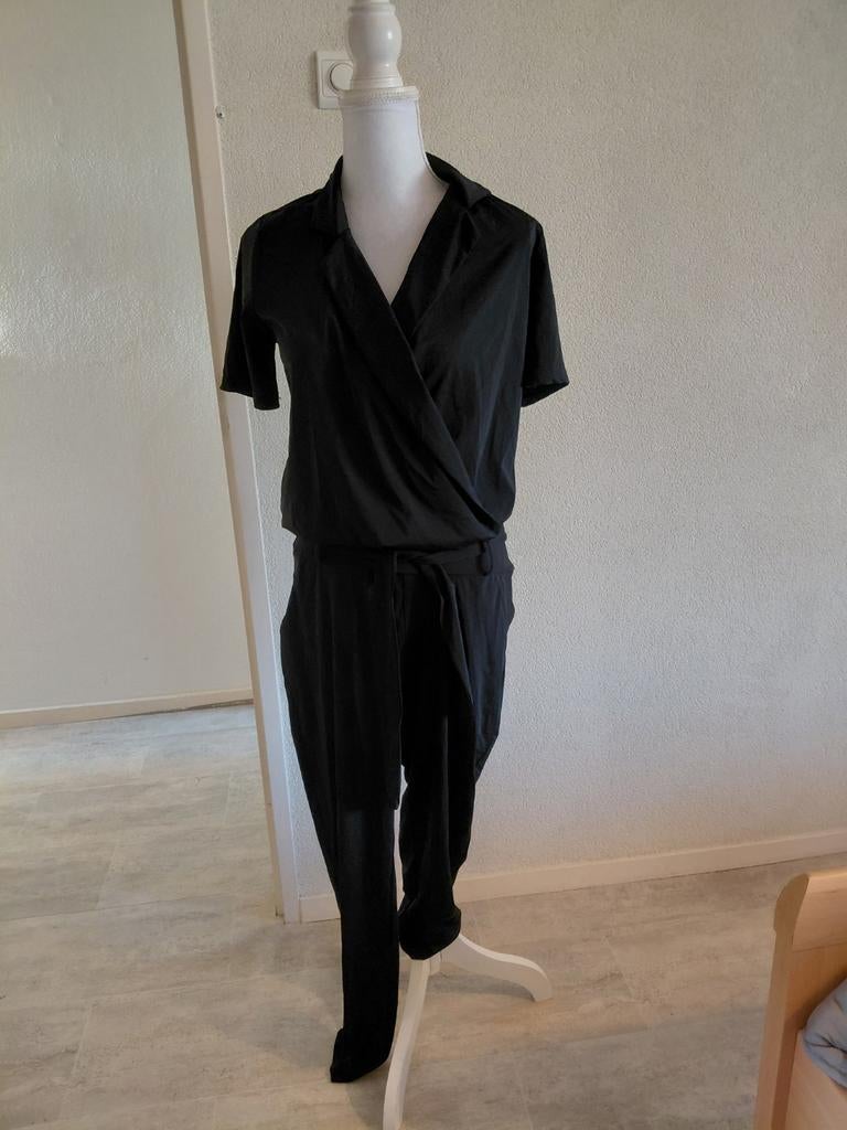 G-maxx Zwarte Jumpsuit Maat S - Zo goed als nieuw, Zwart, Ophalen of Verzenden, Zo goed als nieuw, G-maxx