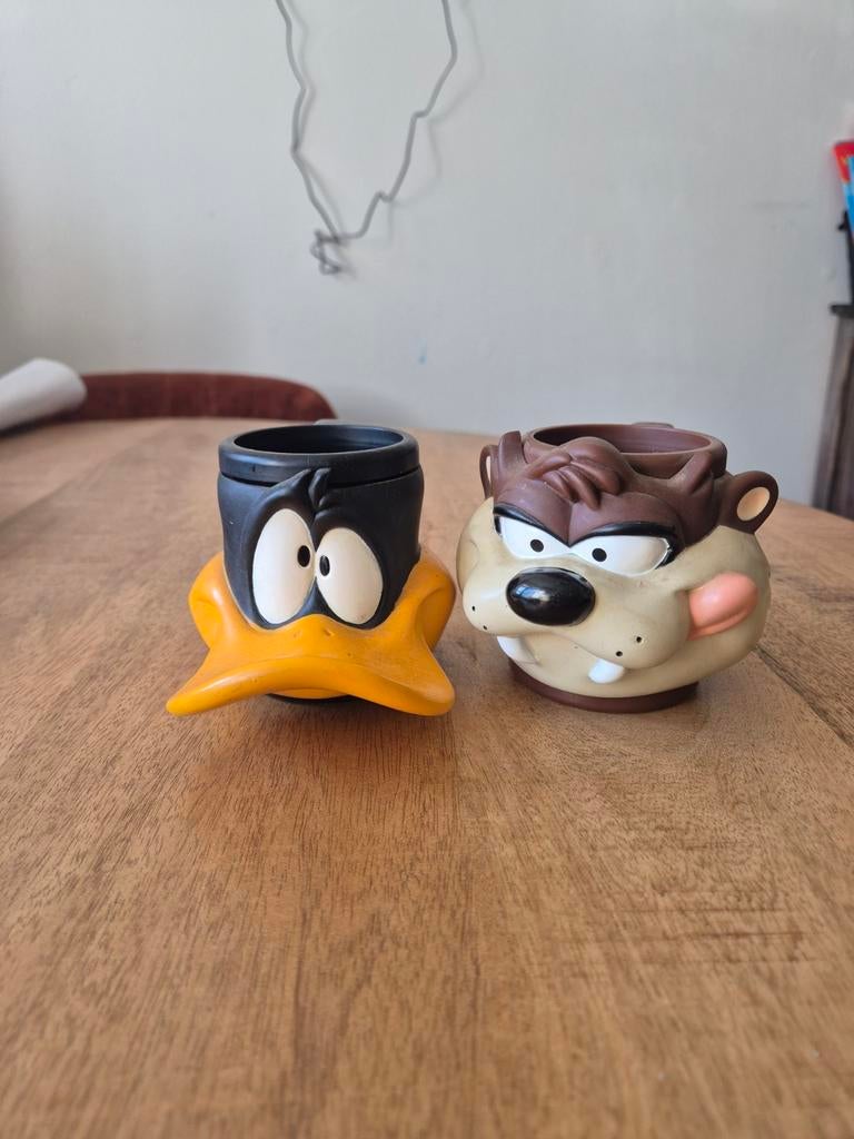 looney tunes bekers, Ophalen of Verzenden, Zo goed als nieuw