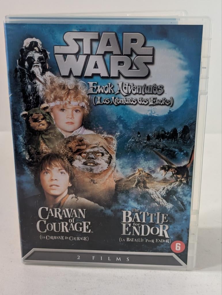 Star Wars Ewok Adventures DVD 2 Films Nederlands ondertiteld, Ophalen of Verzenden, Gebruikt, Overige typen