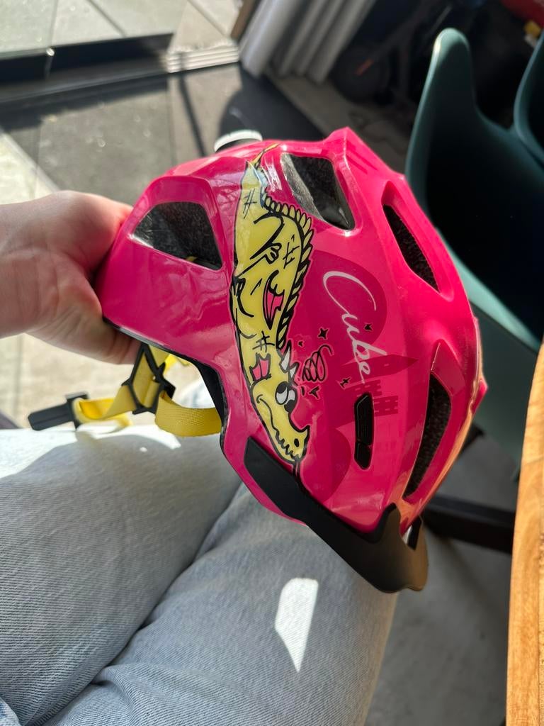 CUBE fietshelm ANT kinderhelm, Ophalen of Verzenden, Gebruikt, Meisje