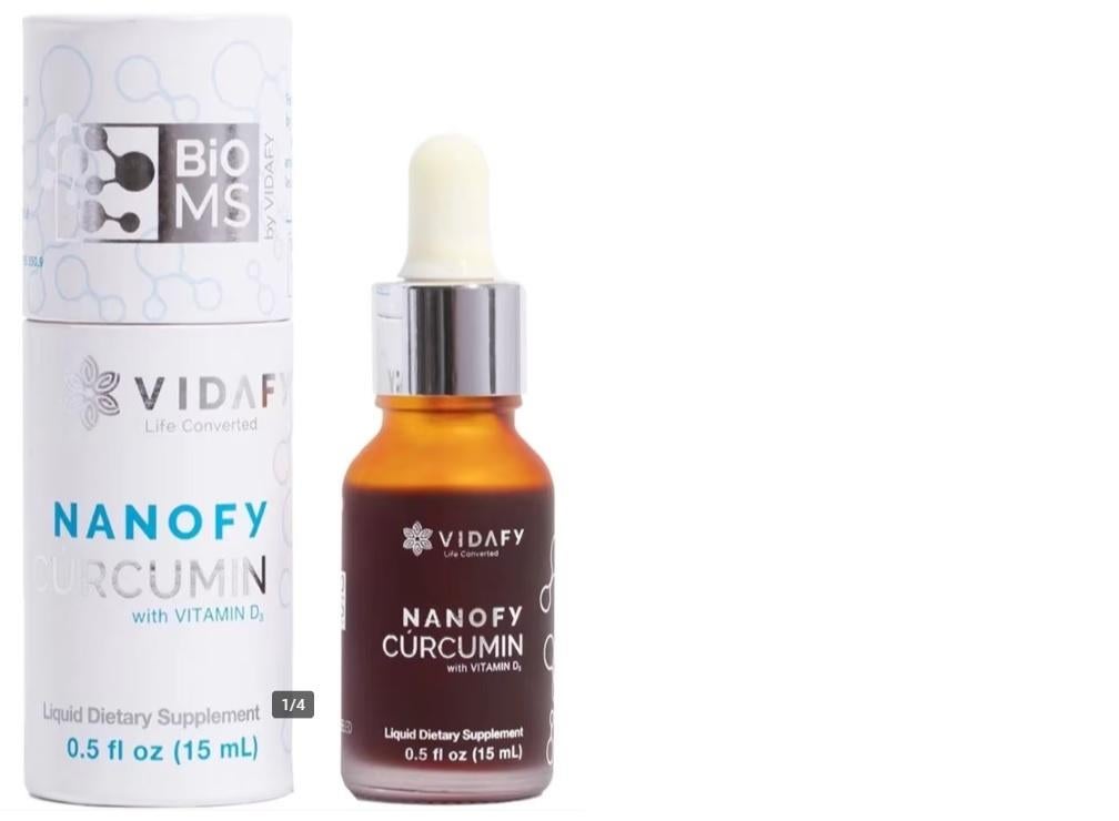 Kurkuma supplement Vidafy Curcumin druppels, Ophalen of Verzenden, Nieuw, Poeder of Drank