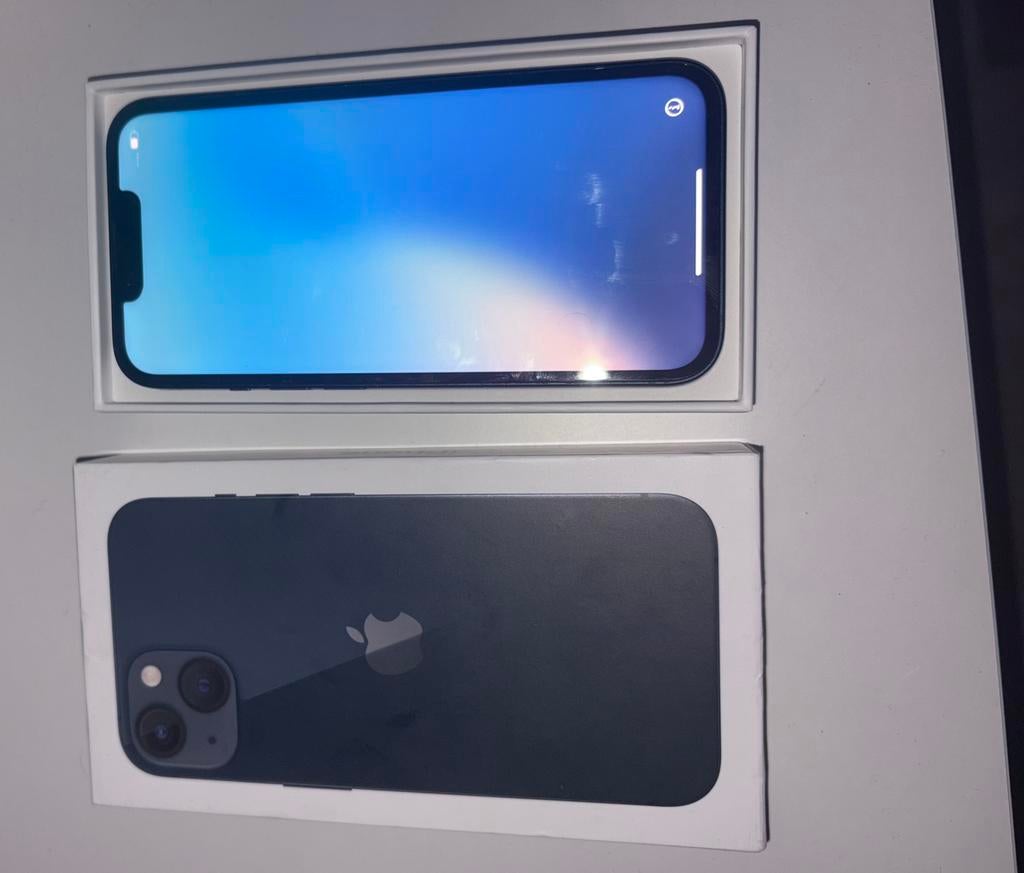 Iphone 13 midnight blue 128gb, Telecommunicatie, Mobiele telefoons | Toebehoren en Onderdelen, Ophalen of Verzenden, Zo goed als nieuw