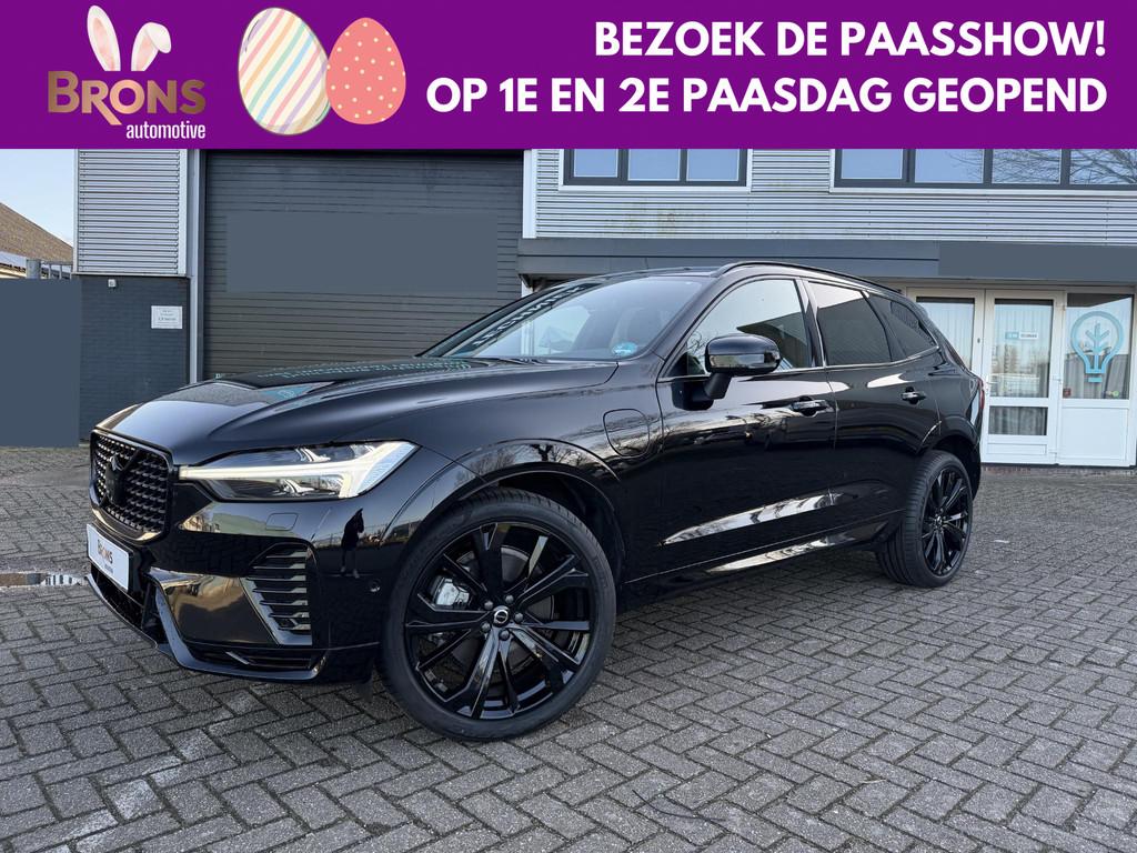 Volvo XC60 2.0 T6 Plug-in hybrid AWD Ultra Black Edition 360, Auto's, Automaat, Stof, Gebruikt, Euro 6