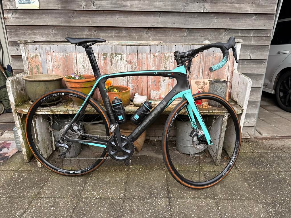 Bianchi Oltre XR3 racefiets DI2, 28 inch, Carbon, Heren, Zo goed als nieuw