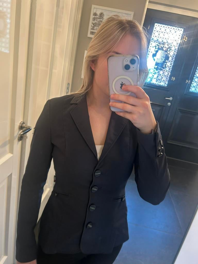 Equiline wedstrijdjasje donkerblauw, Dieren en Toebehoren, Ophalen of Verzenden, Zo goed als nieuw, Dressuur, Bovenkleding