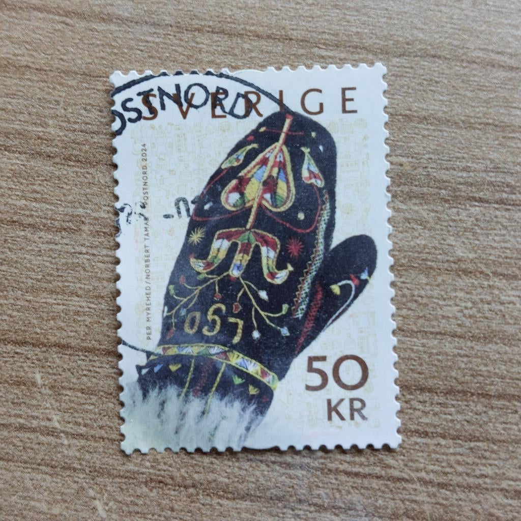 Zweden 2024  Handschoen, Ophalen of Verzenden, Noorwegen, Gestempeld