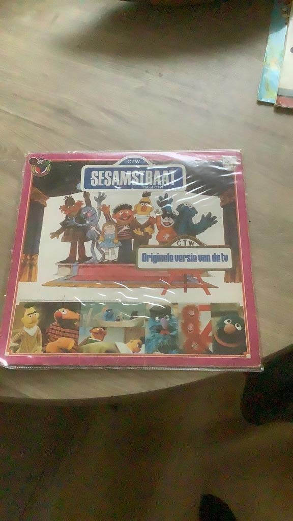 Vinyl LP Sesamstraat Originele Versie van de TV, Ophalen, Gebruikt, Educatief