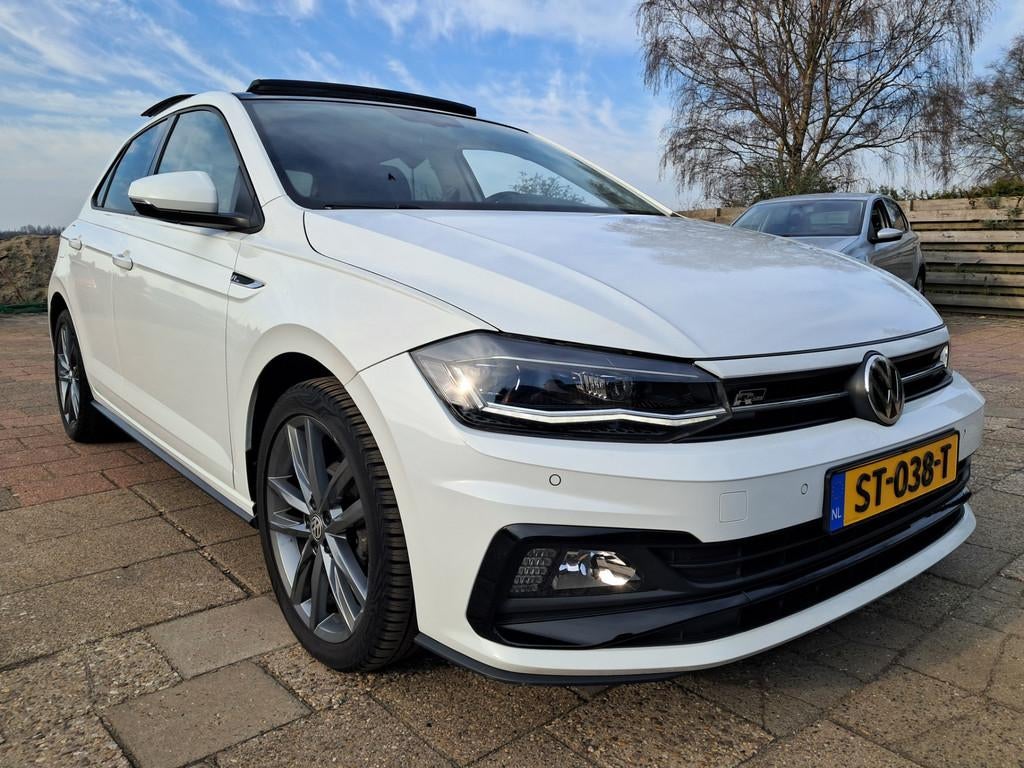 Volkswagen Polo 1.0 TSI R-Line, Voorwielaandrijving, Met garantie (alle), Wit, Origineel Nederlands