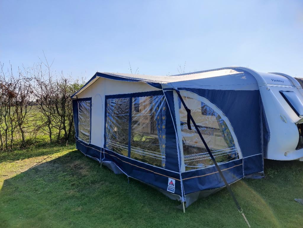 Dorema caravan voortent + luifel, maat 12 (9500mm), Ophalen, Gebruikt, Dorema