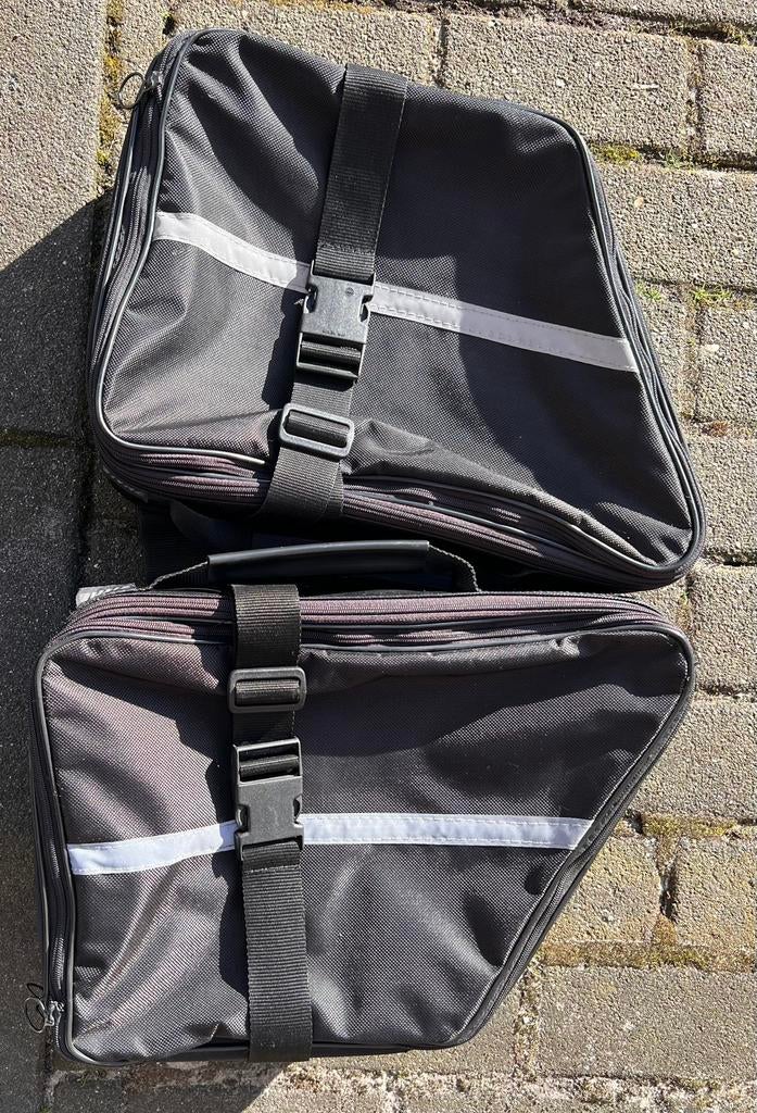 Zadeltassen set IVM - voor motorfiets, Ophalen of Verzenden, Gebruikt