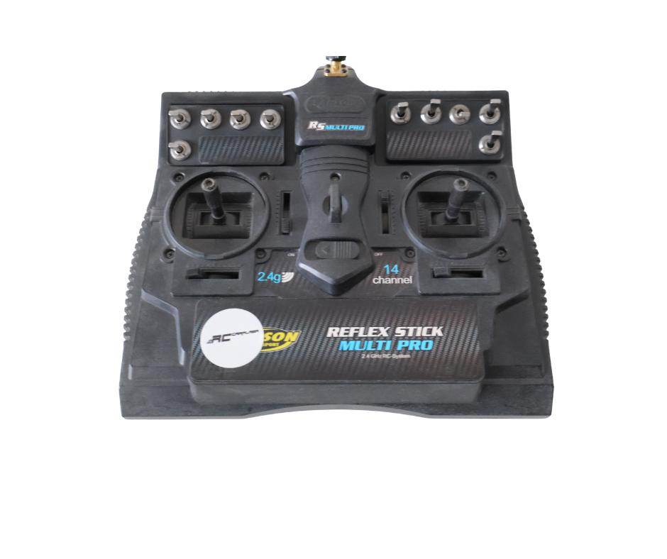 Carson Multi Pro Reflex stick zender + ontvanger 2,4ghz, Ophalen of Verzenden, Gebruikt, Overige schalen, Onderdeel