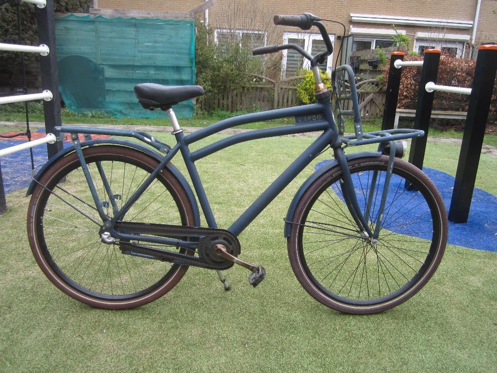 Herenfiets AVALON CARGO 3 speed terugtraprem met voordrager, Gebruikt, Versnellingen, 53 tot 57 cm, Ophalen