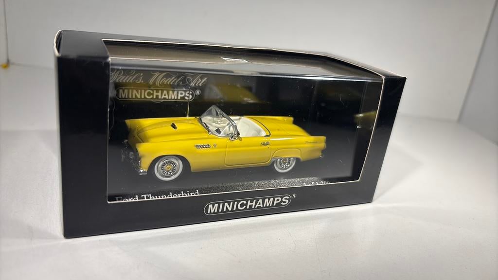 Ford thunderbird yellow minichamps 1.43, Auto, Ophalen of Verzenden, MiniChamps, A