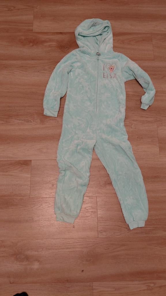 Disney Frozen Elsa onesie maat 140, Ophalen of Verzenden, Zo goed als nieuw, Maat 34 (XS) of kleiner, Grijs