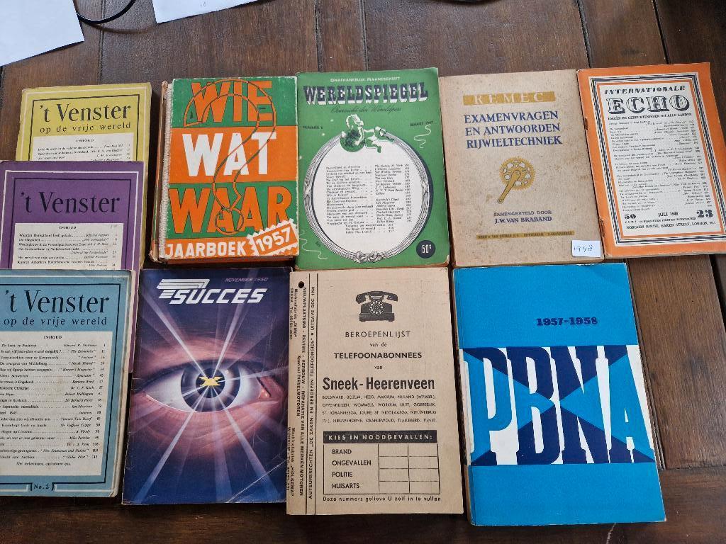 Oude boekjes set van 10 stuks, Ophalen, Gelezen, Verschillende onderwerpen