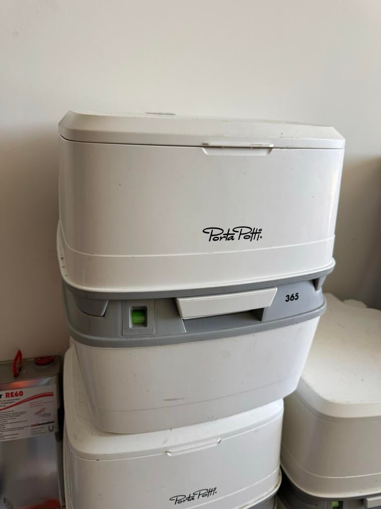 Porta Potti 9 stuks, Ophalen, Gebruikt