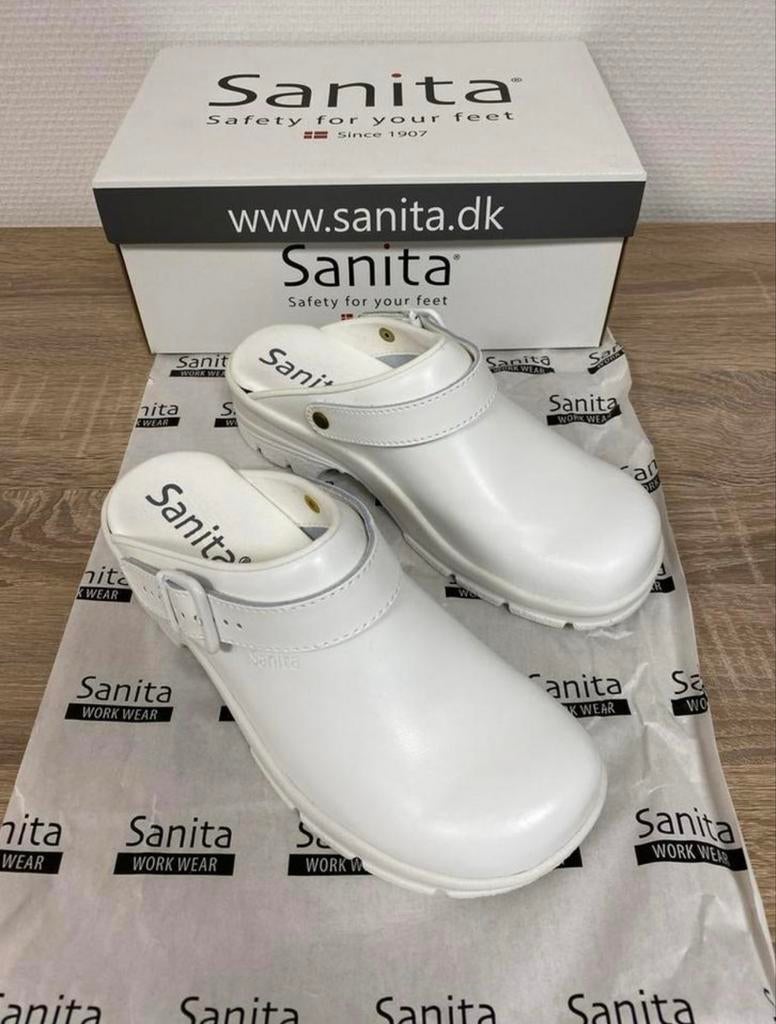 Sanita werkklompen maat 37 NIEUW, Kleding | Dames, Schoenen, Ophalen of Verzenden, Nieuw, Wit, Werkschoenen