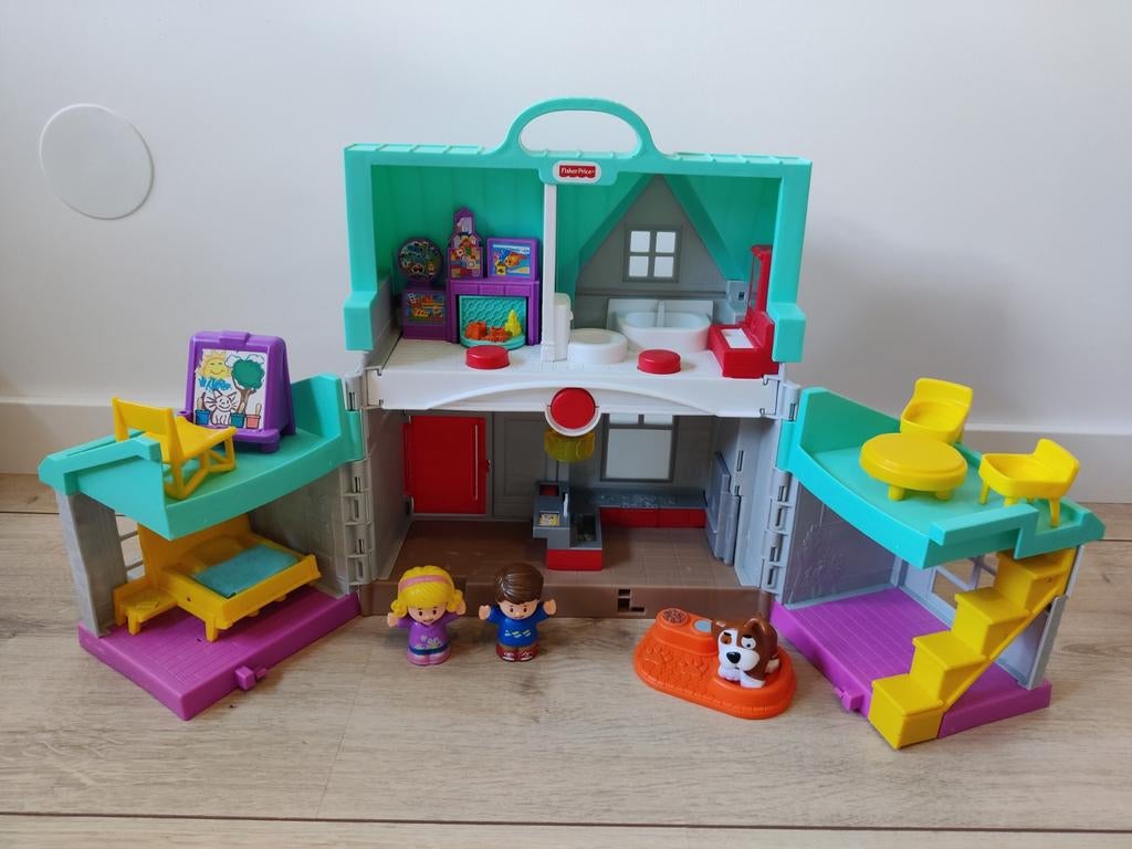 Little people/fisher Price huis, Kinderen en Baby's, Speelgoed | Fisher-Price, Ophalen, Zo goed als nieuw, Speelset, Met licht