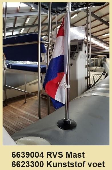 66.233.00 Losse voet voor RVS vlaggenstok 66.390.04, Ophalen of Verzenden, Nieuw, Overige typen