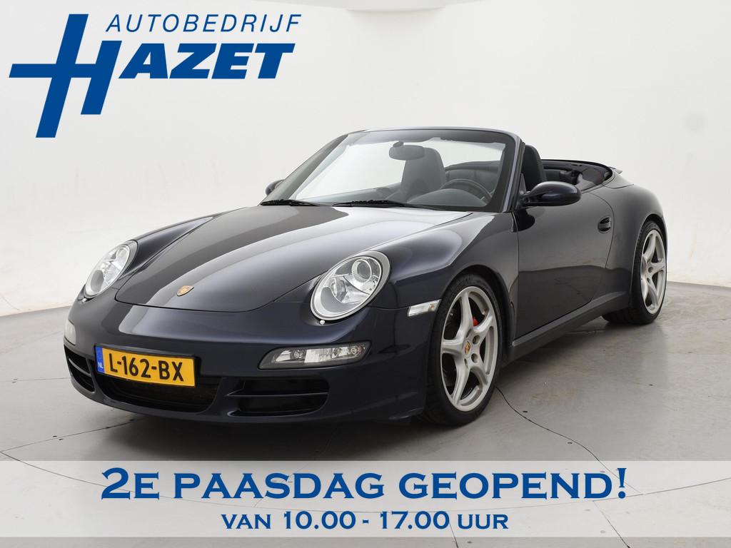 Porsche 911 Cabrio 997 3.8 CARRERA S 355 PK AUT. + HARDTOP |, Automaat, Parkeersensor, Achterwielaandrijving, Gebruikt