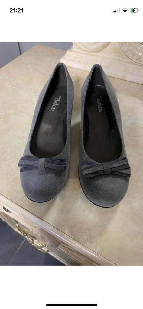 Grijze nieuw schoenen maat 38 Van Dalen, Ophalen, Schoenen met lage hakken, Nieuw, Grijs