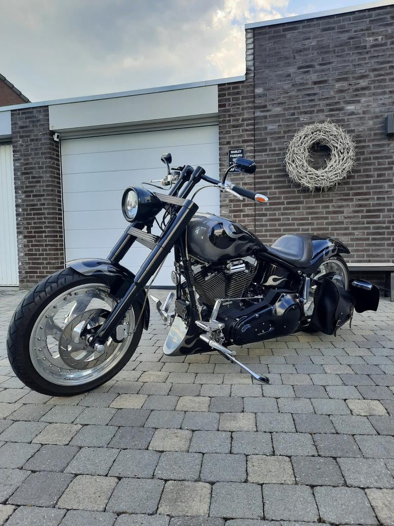 Harley davidson,  softail, eigenbouw, custom, Particulier, Chopper
